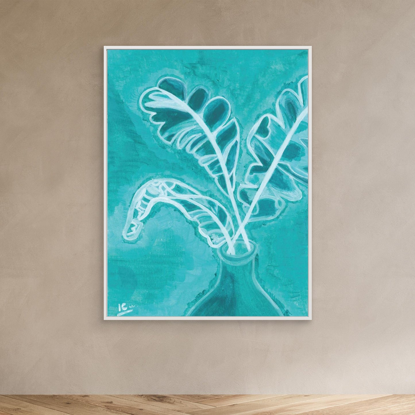 Palmbranches in a bottle 